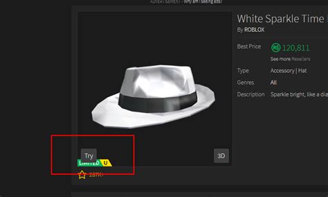 Try button on hats broken - Website Bugs - Developer Forum | Roblox