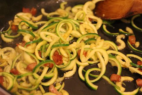 Low Carb Zoodle alla Carbonara - First Time Mom and Losing It