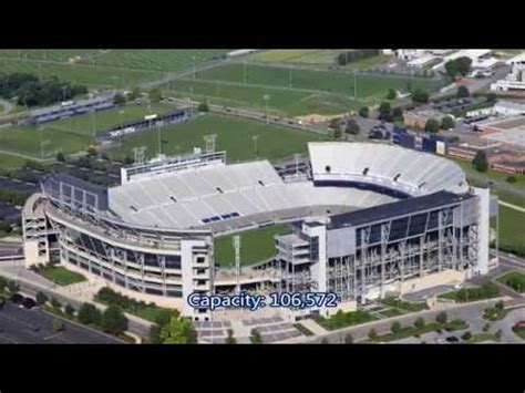 NCAA BIG TEN FOOTBALL STADIUMS - YouTube