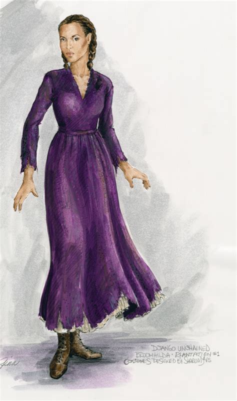 Carrie Washington as Broomhilda in "Django Unchained" | Costume design, Costume design sketch ...