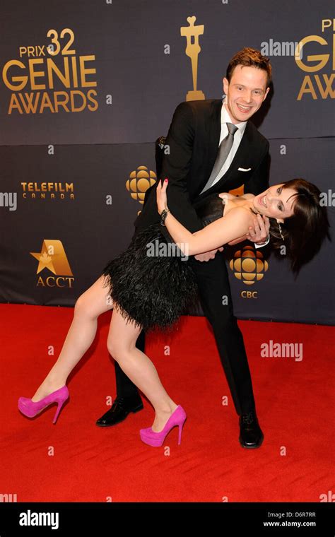 Mark O'Brien and Georgina Reilly The 32nd Annual Genie Awards Arrival ...