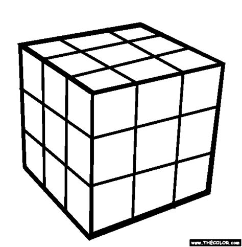 15 Parfait Coloriage Cube Images - COLORIAGE