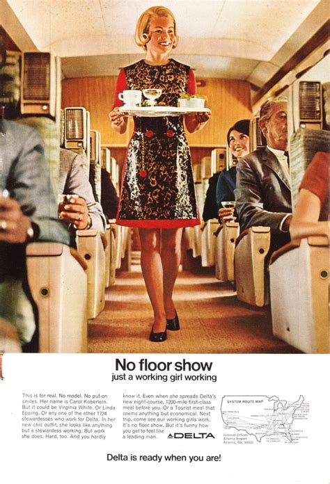 Delta Airlines, 1969 | Vintage airline posters, Vintage airlines, Delta airlines