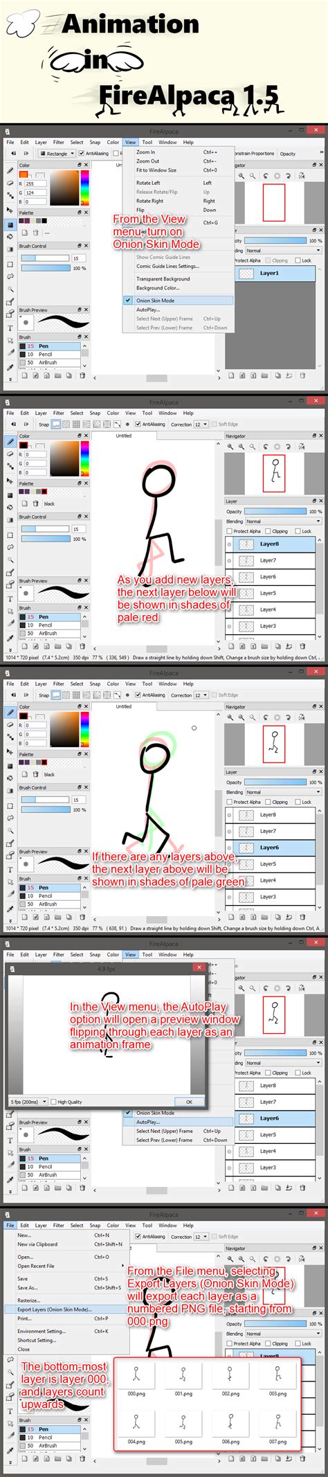Quick introduction to animation in FireAlpaca 1.5 by obtusity on DeviantArt