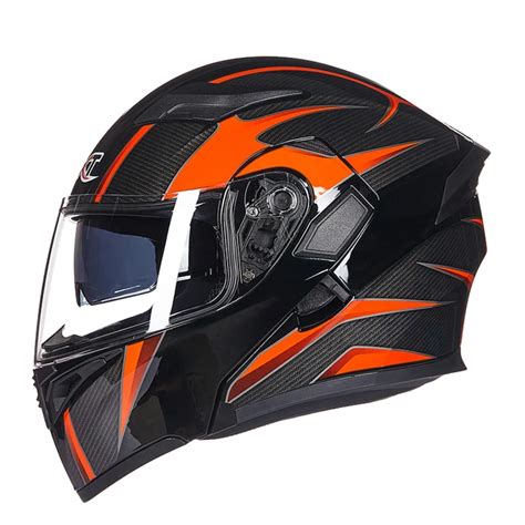 GXT Motorcycle Helmet Double Visors Full face moto Helmets Racing Motorbike Filp Up Cool Men ...