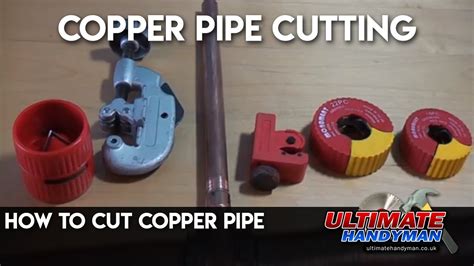 How to cut copper pipe - YouTube