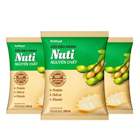 Nuti sữa đậu nành nguyên chất | Nutifood