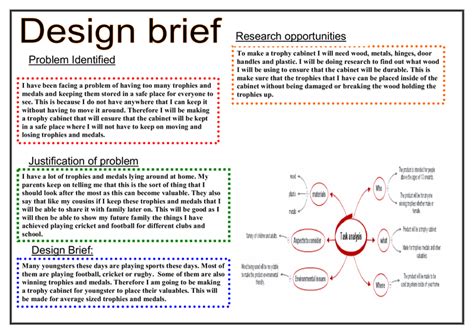 Design Brief - GCSE Design & Technology - Marked by Teachers.com