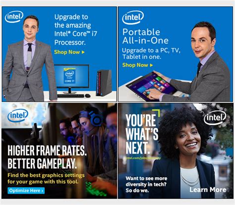 Intel banner ads | Banner ads, Banner ads design, Banner