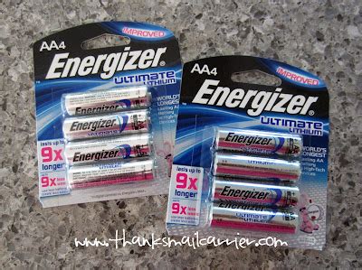 Thanks, Mail Carrier | Energizer Ultimate Lithium Batteries {Review & Giveaway}