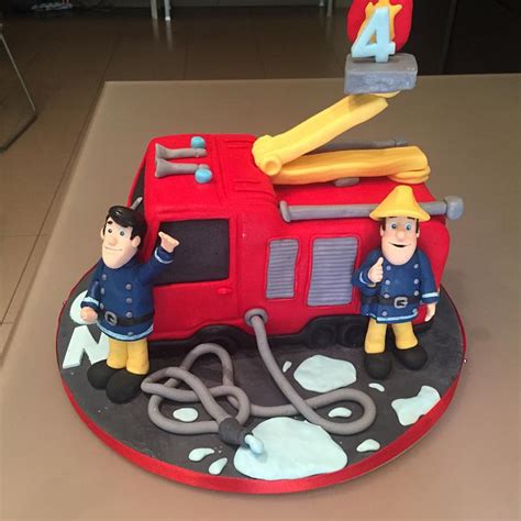 Sam the fireman cake - Decorated Cake by Micol Perugia - CakesDecor