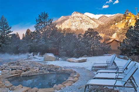 Cascading Hot Springs at Mt. Princeton Hot Springs Resort