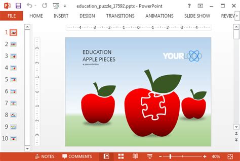 Animated Education PowerPoint Template