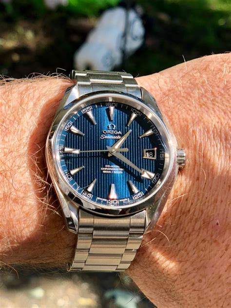 Omega Seamaster Aqua Terra Wrist Shot : r/OmegaWatches