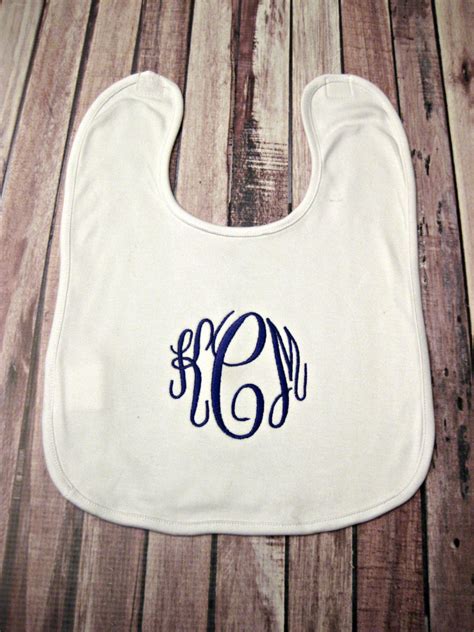 Personalized Bib Monogram Bib Custom Bibs Baby Bibs