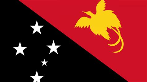 Papua New Guinea Flag - Wallpaper, High Definition, High Quality, Widescreen