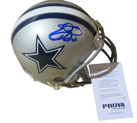 Emmitt Smith Autographed Dallas Cowboys Mini-helmet - Sports Vault Shop