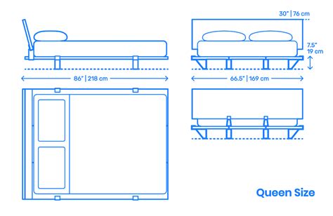 Beds Dimensions & Drawings | Dimensions.com