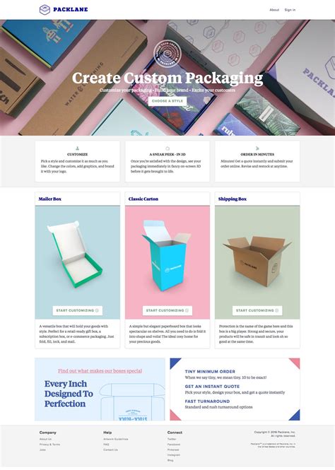 packlane | eCommerce Website Design Gallery & Tech Inspiration