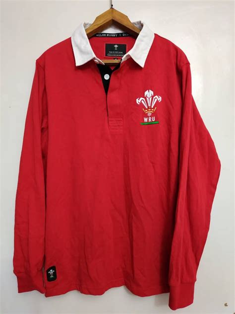 Wales rugby union national team football jersey size M long | Etsy