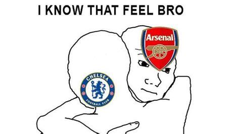 Chelsea and Arsenal to Europa League. | Football memes, Arsenal chelsea ...