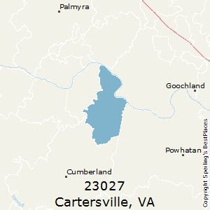 Cartersville (zip 23027), VA