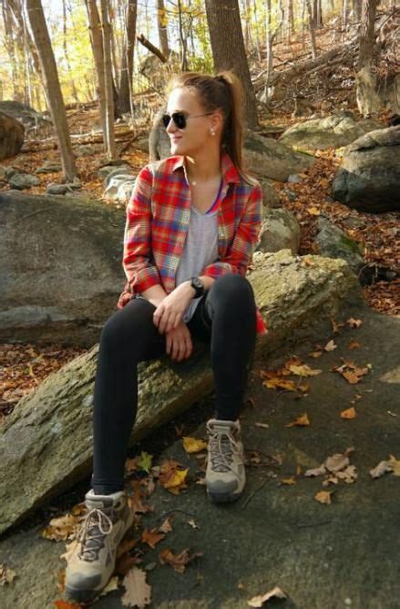 Boots hiking outfit plaid 43 ideas #boots | Summer camping outfits ...