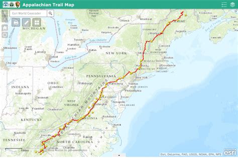 Printable Appalachian Trail Map - Free Printable Maps