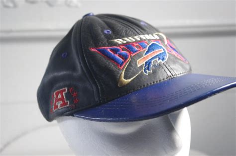 vintage Buffalo Bills hat leather