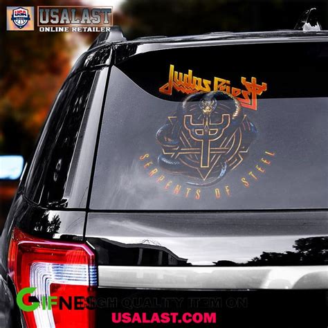 High Quality Judas Priest Serpents Of Steel Car Decal Sticker