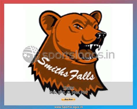 Smiths Falls Bears - 2002/03, Central Canada Hockey League, Hockey Sports Vector / SVG Logo in 5 ...