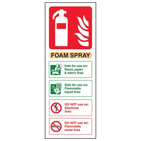 Foam Spray Fire Extinguisher