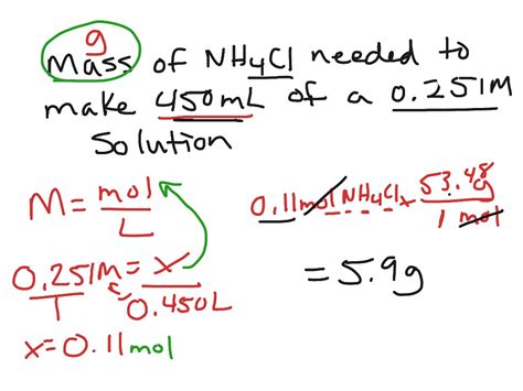 Molarity calculations part 2 | Science | ShowMe