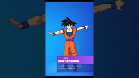 SIGNATURE SHUFFLE - GOKU SKIN Showcase with All Fortnite Dances & Emotes! (Fortnite x Dragon ...