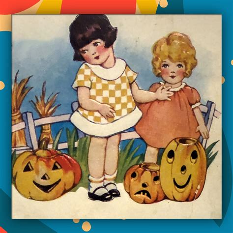 Vintage Halloween Poster Free Stock Photo - Public Domain Pictures