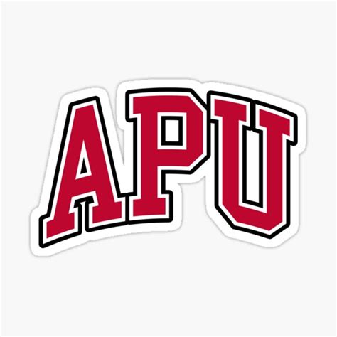 "azusa pacific - college font" Sticker for Sale by scollegestuff ...