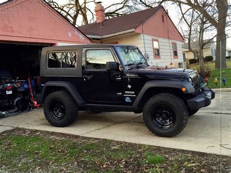 Black Jeep Wrangler 2 Door Hardtop