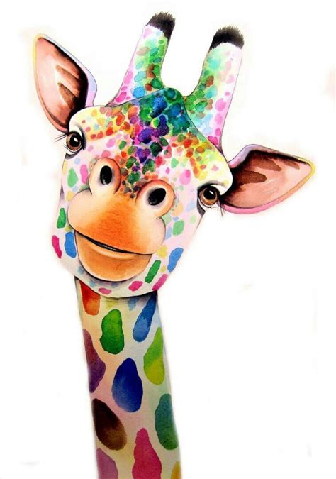 Pin op Pencil Art/paintings/Watercolors/paintings | Giraffe kunst ...