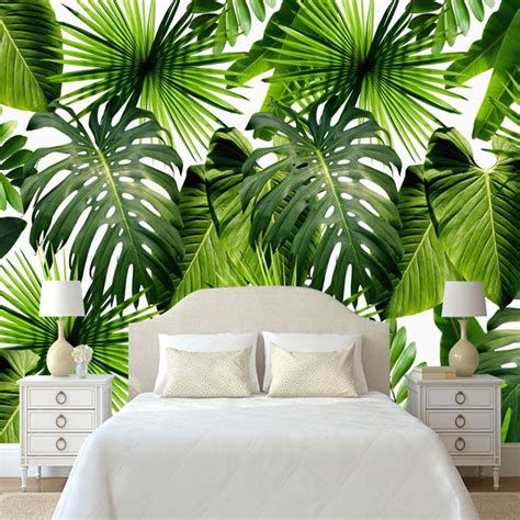 Custom Mural Wallpaper Tropical Rainforest Free Shipping | BVM Home