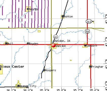 Sheldon, Iowa (IA 51201) profile: population, maps, real estate, averages, homes, statistics ...