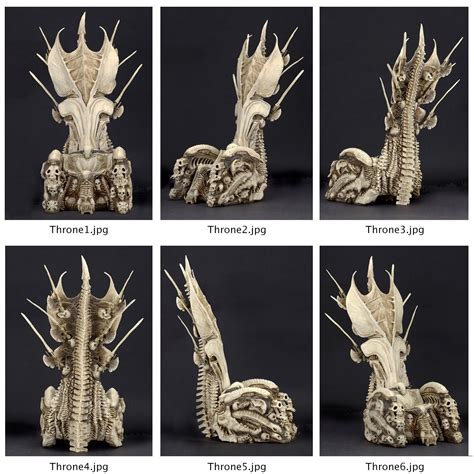 Alien vs Predator Bone Throne by NECA Toys - The Toyark - News