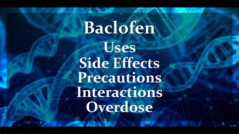 Baclofen - Uses, Side Effects, and More - YouTube