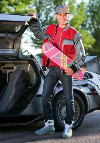 Men's Authentic Marty McFly Jacket Costume from Back to the Future Part 2 | Marty mcfly jacket ...