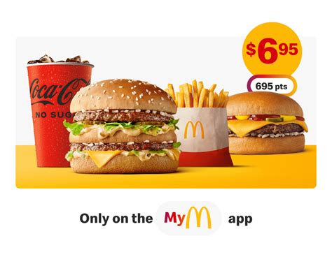 DEAL: McDonald’s - $6.95 Small Big Mac Meal + Extra Cheeseburger Pickup with mymacca's App ...