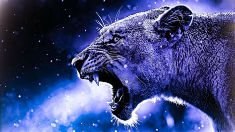 Blue Lion Wallpapers - Wallpaper Cave