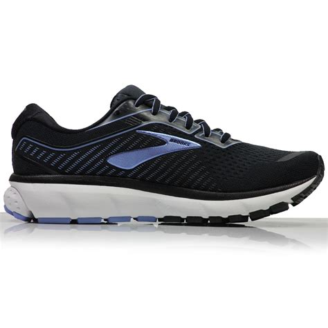 Brooks Ghost 12 Women's Running Shoe - Black/Turbulence/Cornflower | The Running Outlet