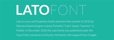 Lato font pairing and combinations to use in your work