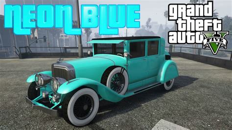 GTA 5 Online MODDED Crew Color #1 NEON Blue! - YouTube