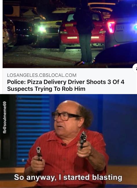 ‪pizza delivery guy shoots 3 of 4 suspects trying to rob him : r/memes