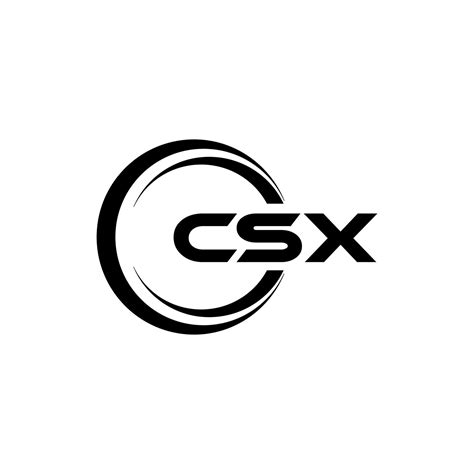 CSX letter logo design in illustration. Vector logo, calligraphy ...